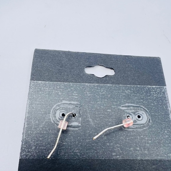 Vintage Faceted‎ Blue Glass Bead Necklace and Handmade Earring Set Boho Hippie - Picture 9 of 10